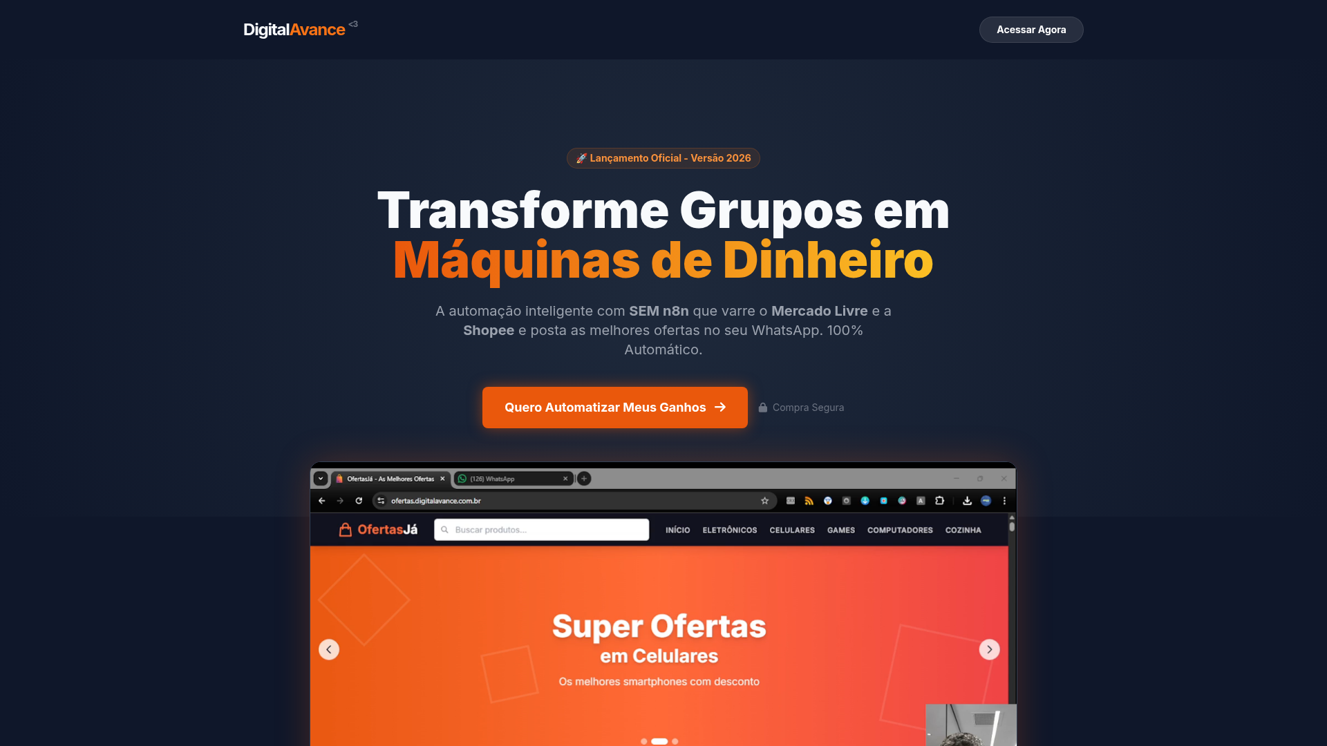 Robô de Ofertas Saas